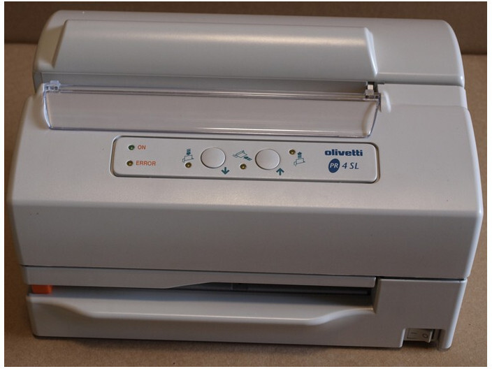 چاپگر دست دوم بانکی الیوتی Olivetti pr4sl (مدل قدیم پورت سریال 25 پین )