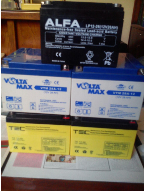 باطری دست دوم used battery 12v/26ah