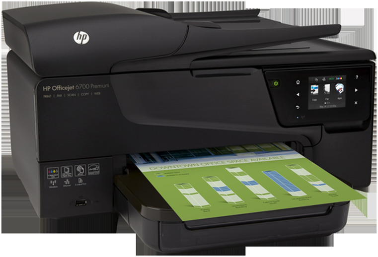 چاپگر آکبند چهار کاره جوهرافشان hp 6700