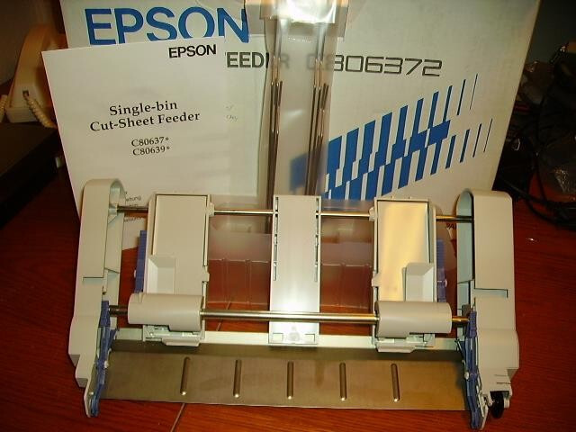 امکان آکبند چاپ دسته ای کاغذ a4 روی   cut sheet feeder epson lq590-lq300+ii