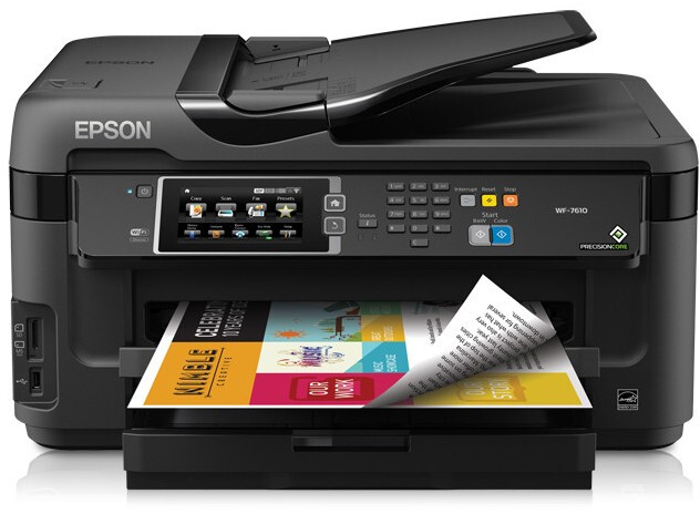پرینتر چهارکاره آکبند جوهر افشان epson wf-7610 A3