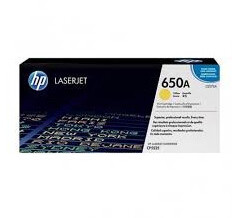 کارتریج طرح فابریک زرد  hp 5525 )CE272 A) شماره کارتریج 650 A