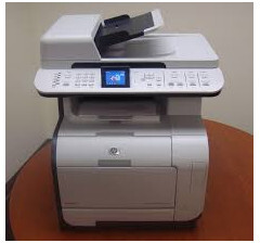 چاپگر لیزری رنگی چهارکاره دست دوم hp clj cm2320nf