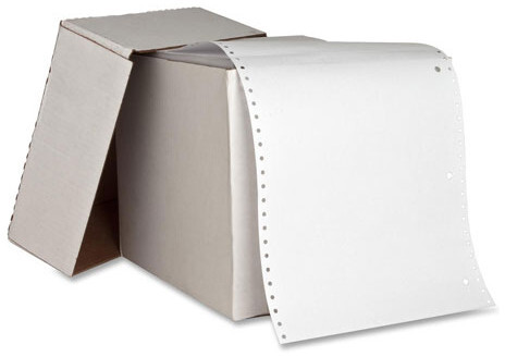 کاغذ 132 ستونی دو نسخه کاربن لس