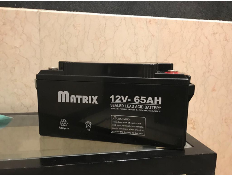 باطری آکبند matrix12v/65a