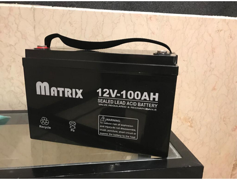 باطری آکبند matrix12v/100a