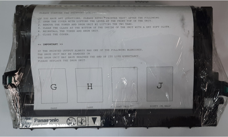 یونیت کامل کارتریج و درام شارژ شده دست دوم panasonic kxflb-802